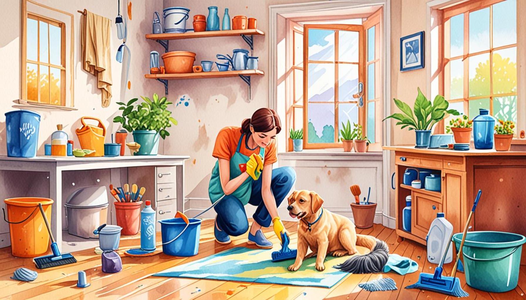 Cleaning Methods for Homes with Pets: Keeping the House Fresh and Clean
