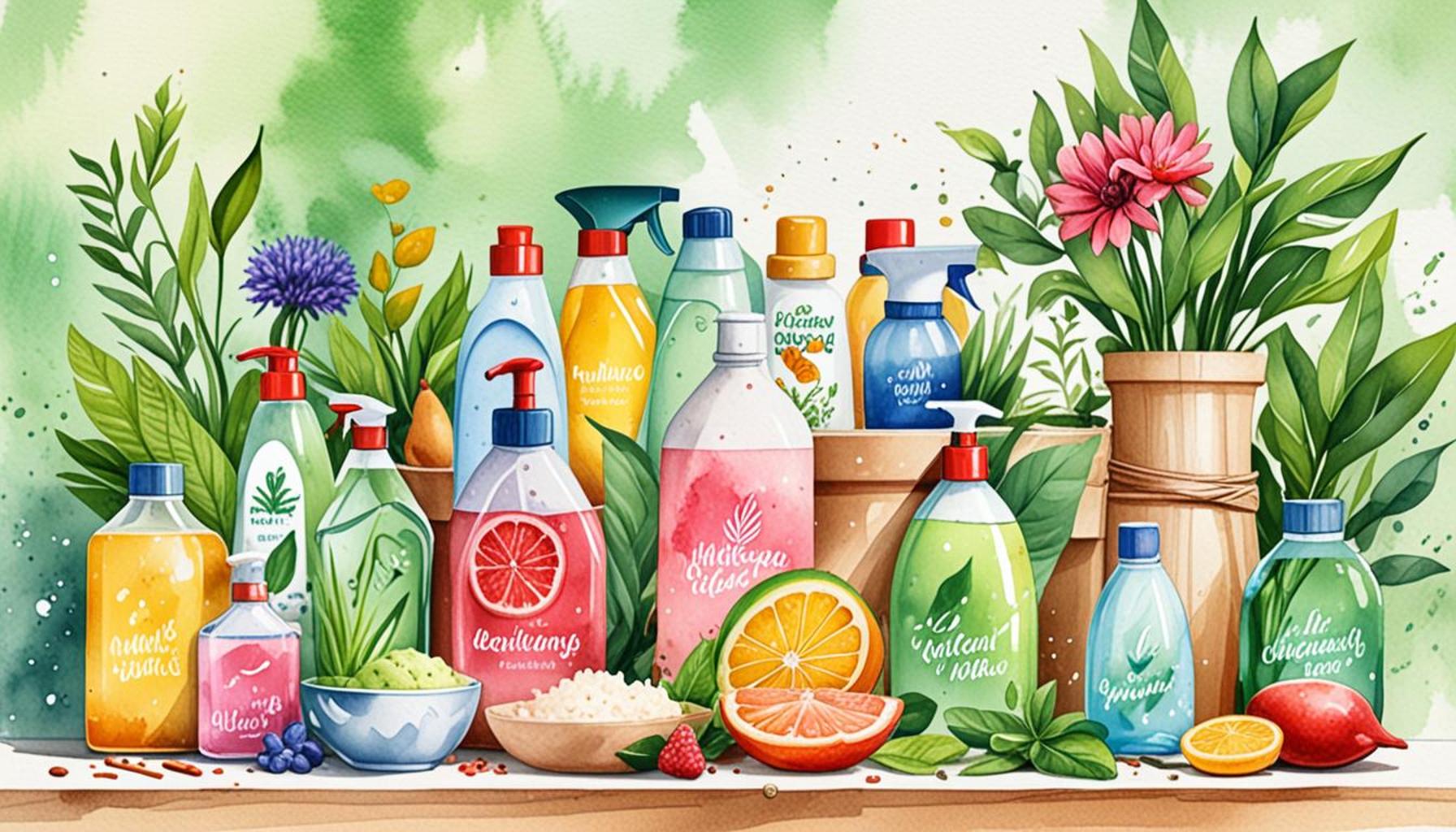 Using natural ingredients to create eco-friendly cleaning products at home