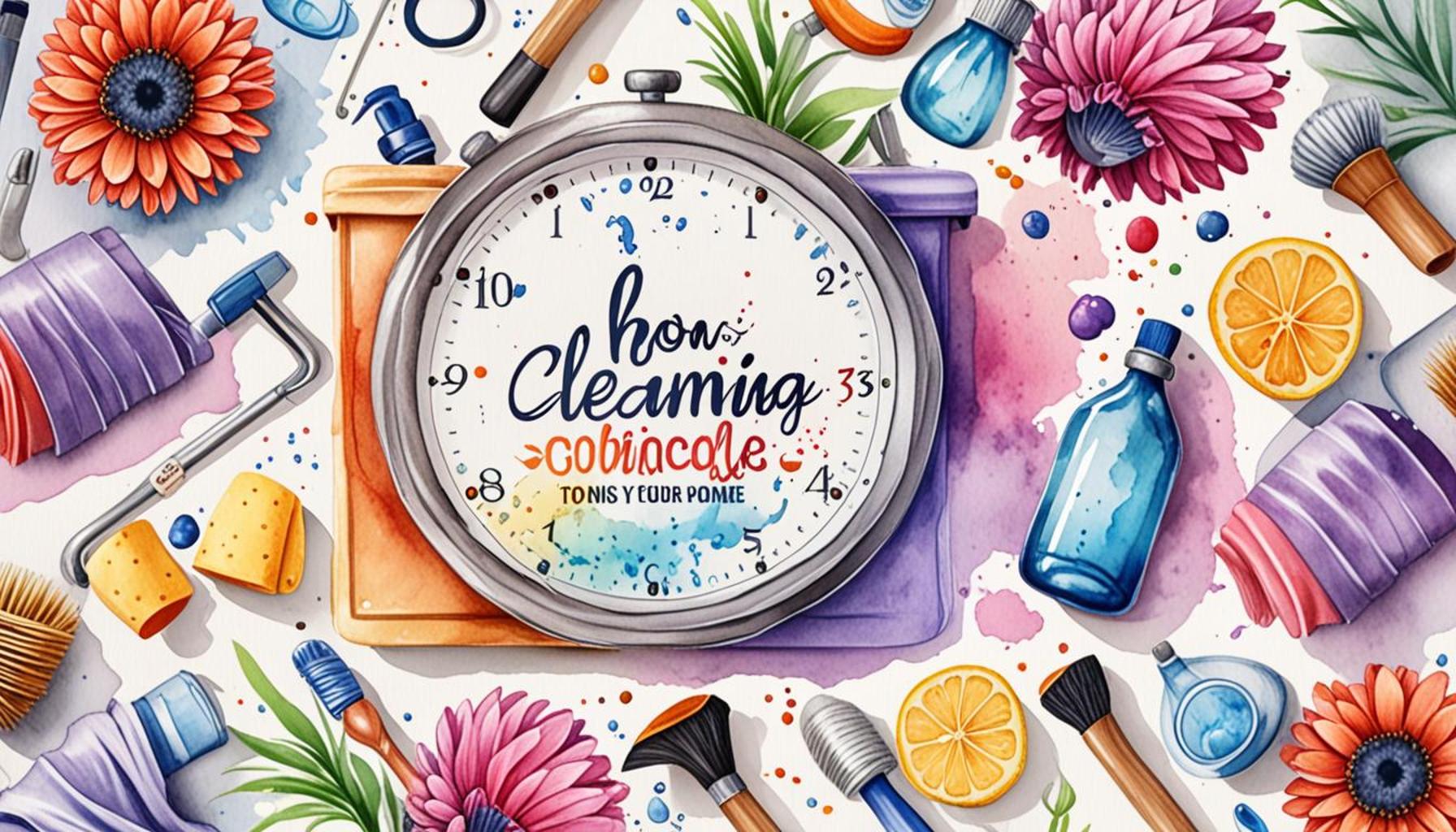Create an Effective Cleaning Schedule to Save Time Resources