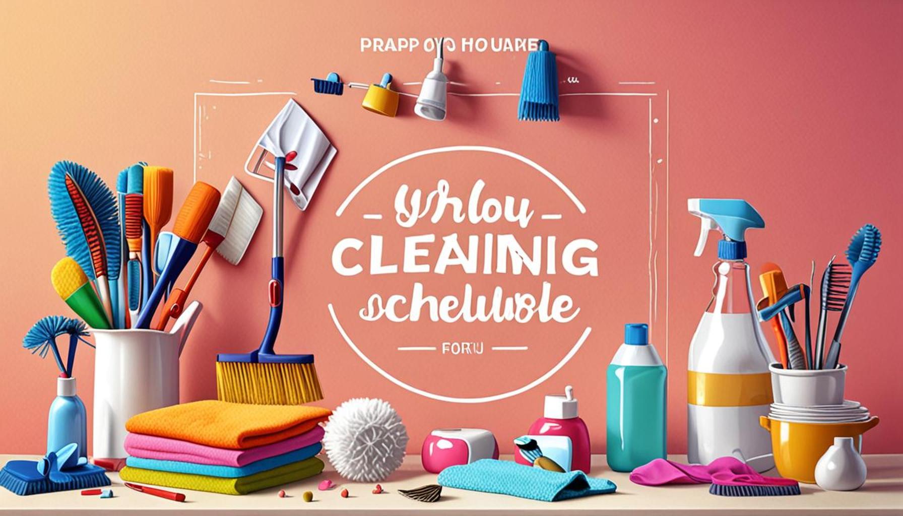 Create a Weekly Cleaning Schedule to Optimize Home Time